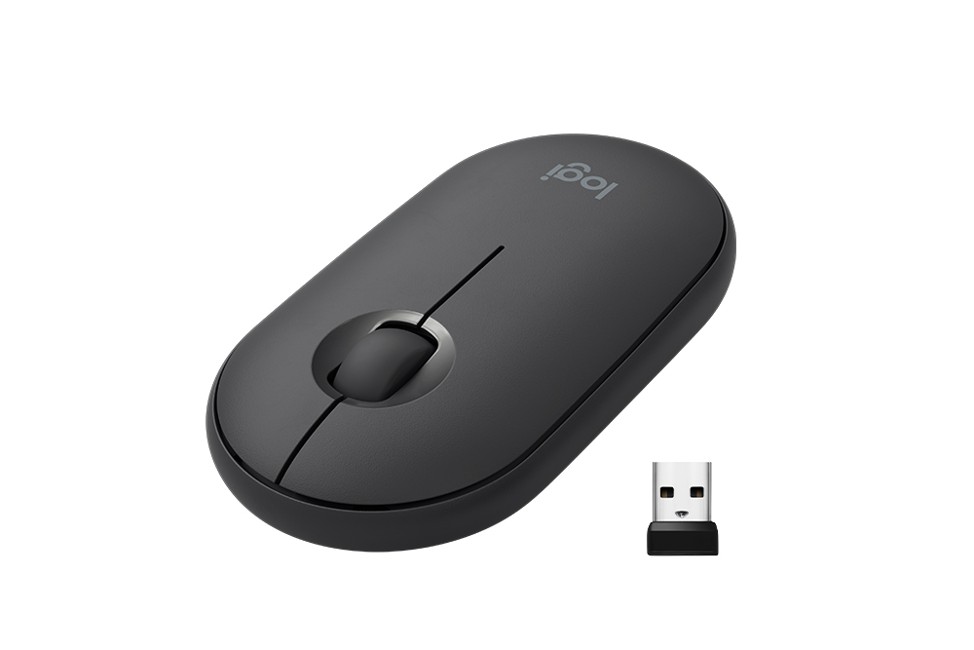 LOGITECH Pebble M350 Wireless Mouse - GRAPHITE