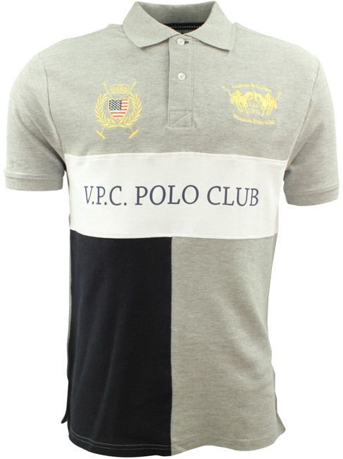 Vinson Polo Club 'Baldric' Polo - Grå Mel