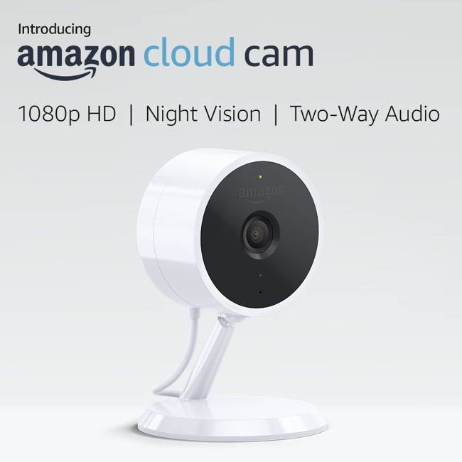 Amazon Cloud Cam 3 pack Indoor Security Camera, Works with Alexa 3 pack