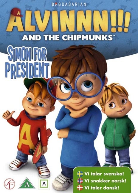 Alvin og de frække jordegern 3 - Simon som formand - DVD