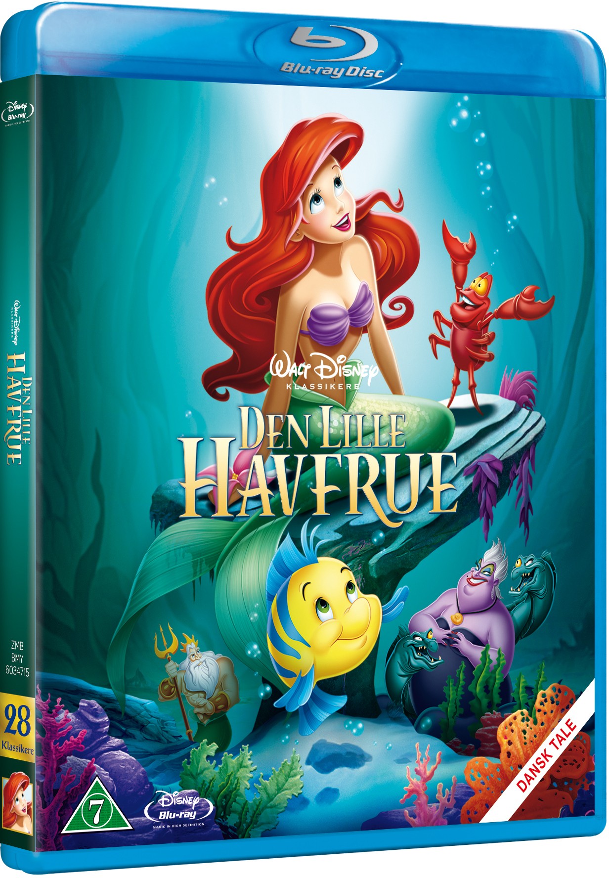 Osta Disneys The Little Mermaid (BluRay)