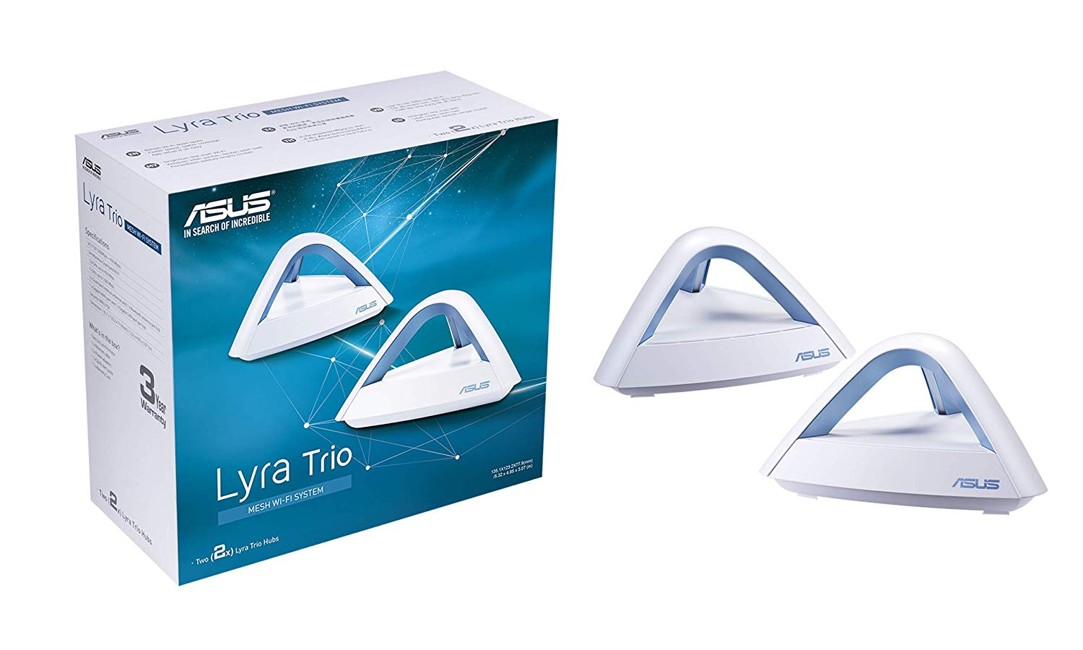 ASUS Lyra Trio 2pak AC1750 Dual Band Mesh WiFi System