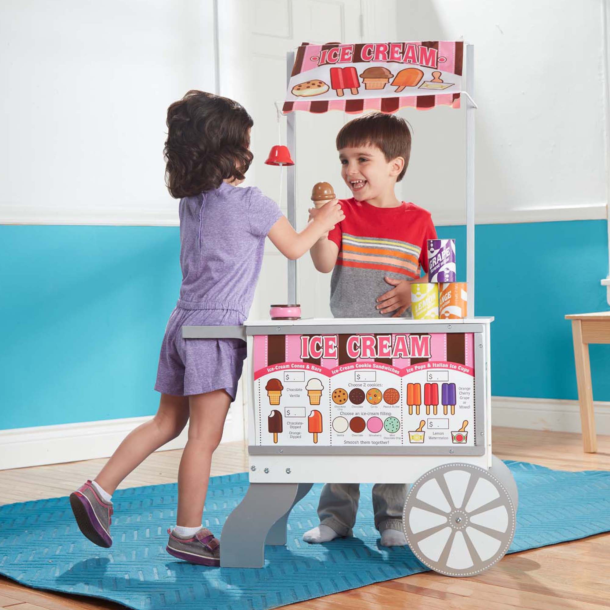 melissa and doug food cart