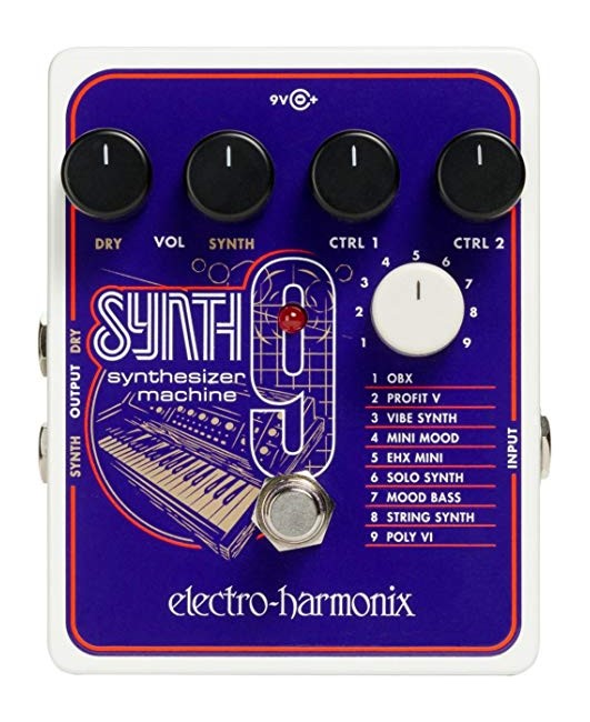 Electro Harmonix - Synth-9 Synthesizer Machine - Guitar Effekt Pedal