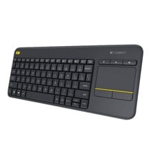 ​Logitech Wireless Touch Keyboard K400 Plus Black (Nordic)​