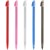 ZedLabz slot in stylus touch screen pen set for Nintendo 3DS XL - 5 pack multi colour glitter thumbnail-2