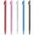 ZedLabz slot in stylus touch screen pen set for Nintendo 3DS XL - 5 pack multi colour glitter thumbnail-1