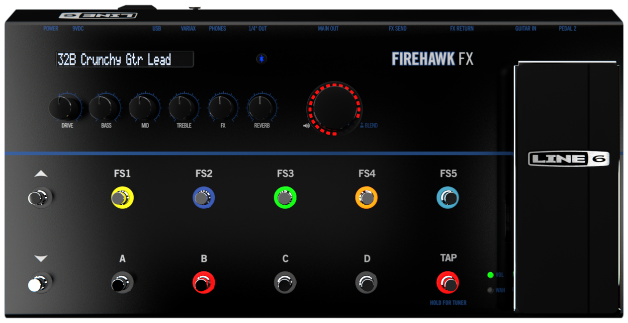 Line6 - Firehawk FX - Guitar Multi Effekt Processor