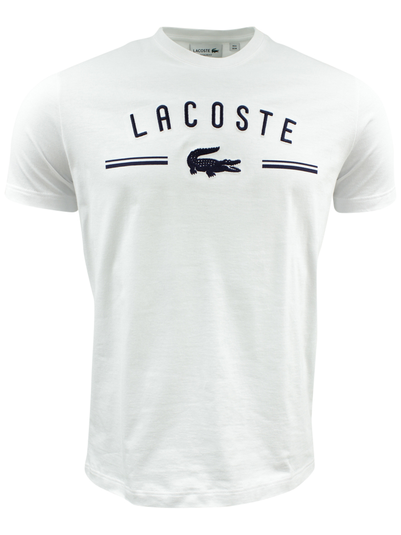 Lacoste T-shirt - Hvid / Navy