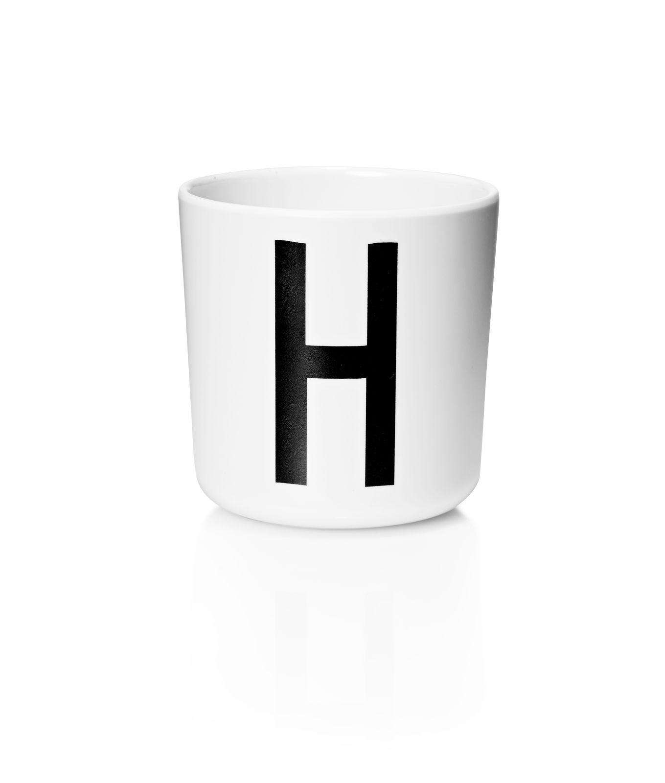 ​Design Letters - Personal Melamine Cup H - White (20201000H)