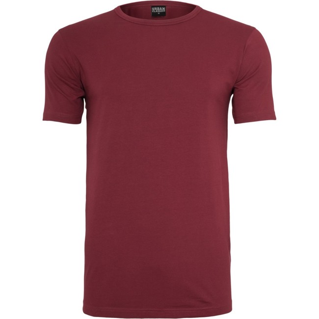 Urban Classics - FITTED STRETCH Shirt bordeaux