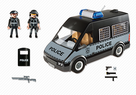 Police Van with Lights and Sound (6043 