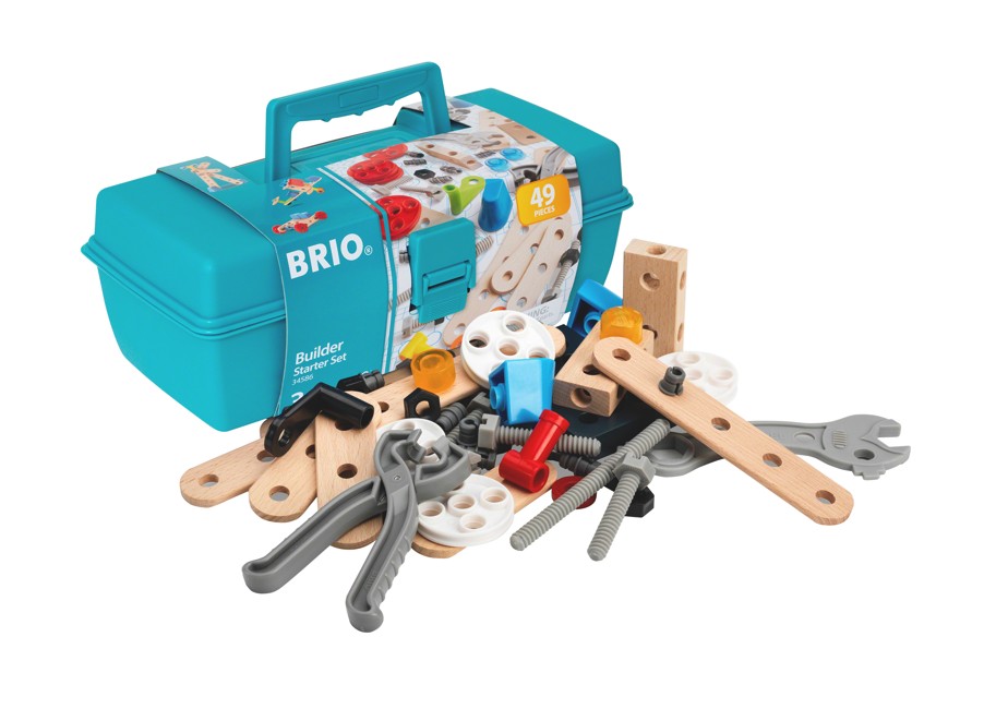 BRIO - Builder Byggesett for nybegynnere - 49 deler (34586)