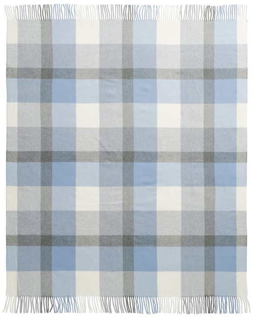 Biederlack - Soft Impression Tæppe 130 x 170 cm - Stribet Blå