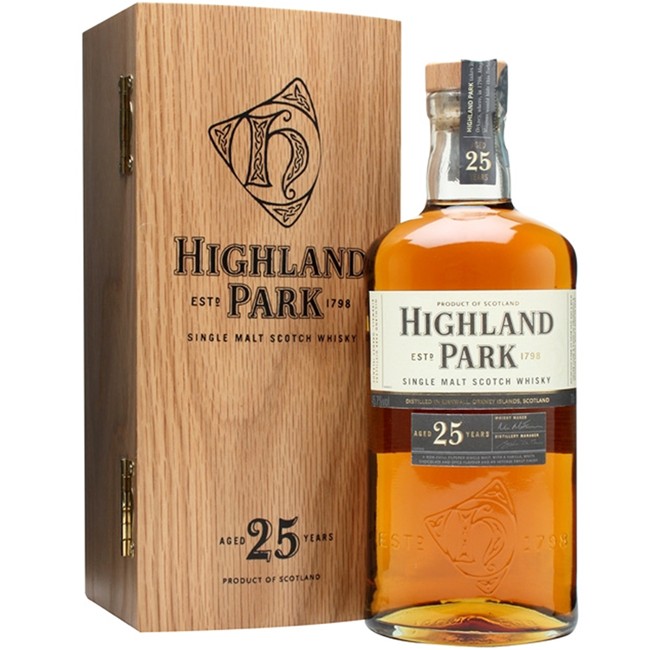 Highland Park - 25 YO Single Malt 45,7 %  70 cl.