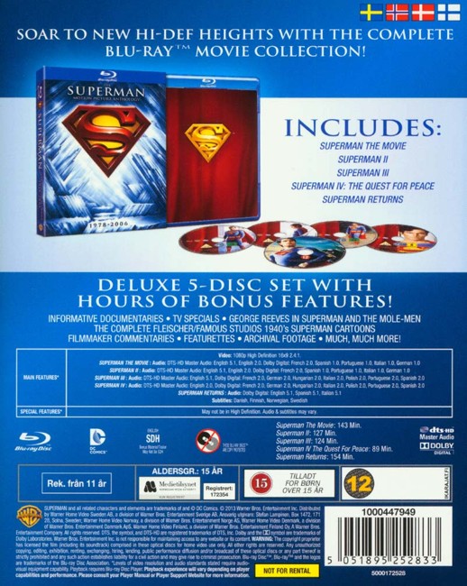 Superman: The Motion Picture Anthology (Blu-Ray)