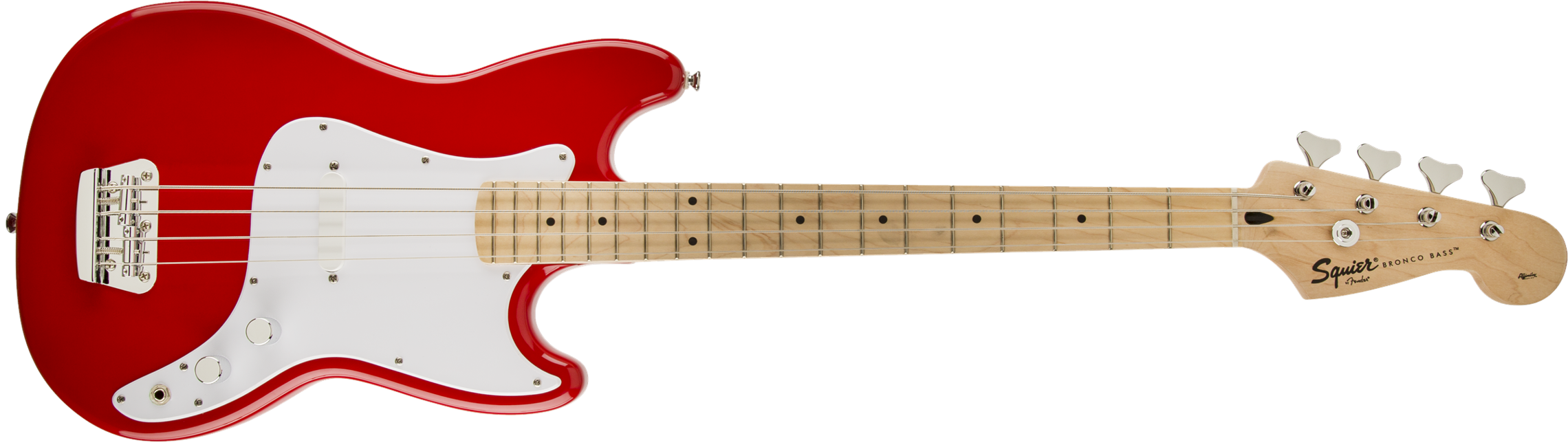 Squier By Fender - Bronco SS - Junior 3/4 Elektrisk Bas (Torino Red)