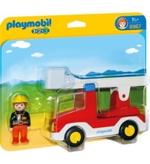 Playmobil - 1-2-3 - Ladder Unit Fire Truck (6967)