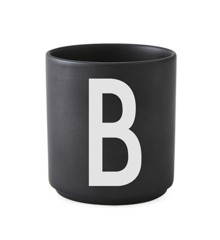 ​Design Letters - Personal Porcelain Cup B - Black