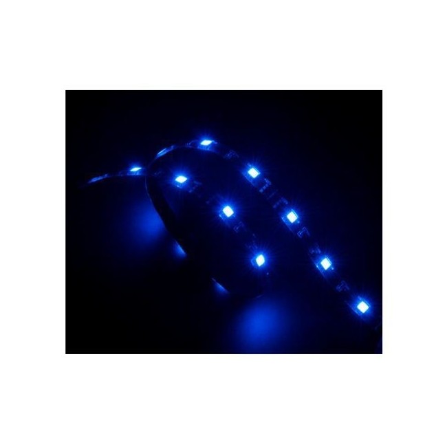 Akasa Vegas Blue LED Light Strip, 60cm, 15 LEDs, Molex 4 Pin, Adhesive Backing