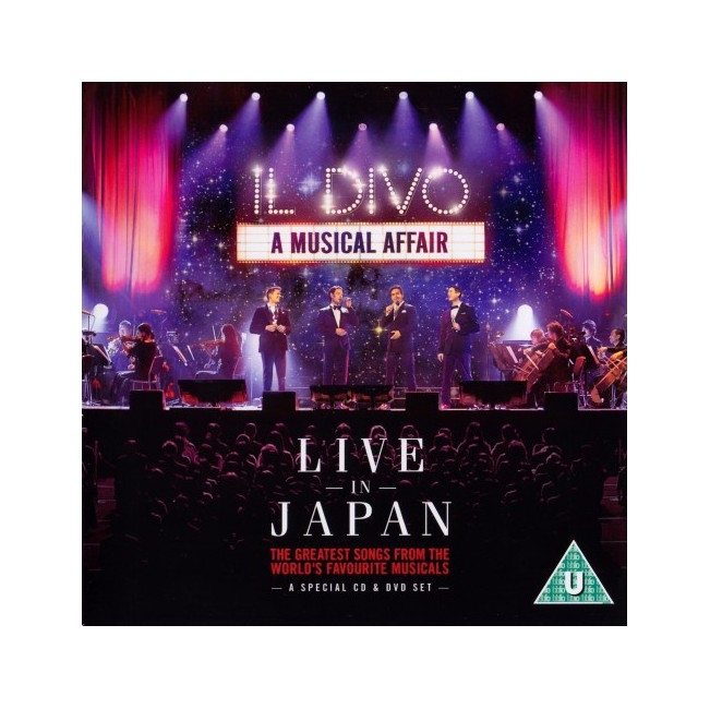 Il Divo ‎– A Musical Affair - Live In Japan - CD+DVD