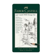 Faber-Castell - CASTELL 9000 blyant kunst sæt (119065)