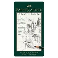 Faber-Castell - CASTELL 9000 blyant kunst sæt (119065)