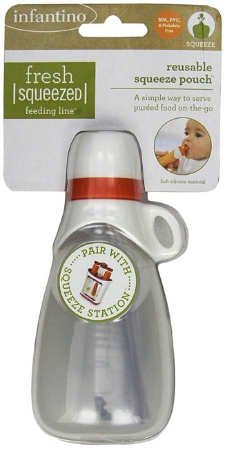 Infantino Fresh Squeezed - Reusable Squeeze Pouch