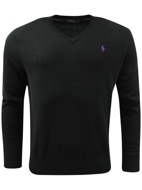 Ralph Lauren 'Long Sleeve' Sweater - Sort
