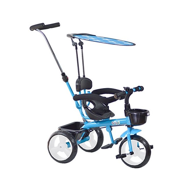 boppi - 4 in 1 Metal Tricycle Trike T306 - BLUE