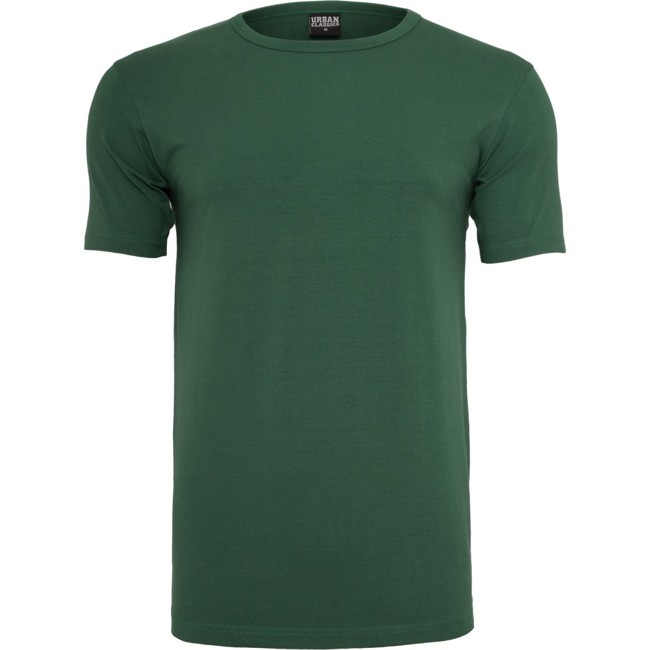 Urban Classics - FITTED STRETCH Shirt forest green