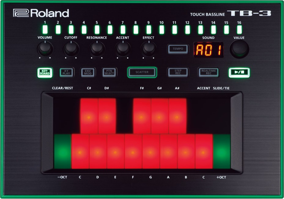 Roland - Aira TB-3 - Bass Synthesizer