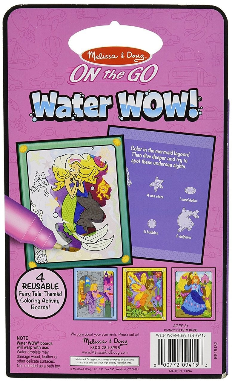 melissa & doug water wow coloring book