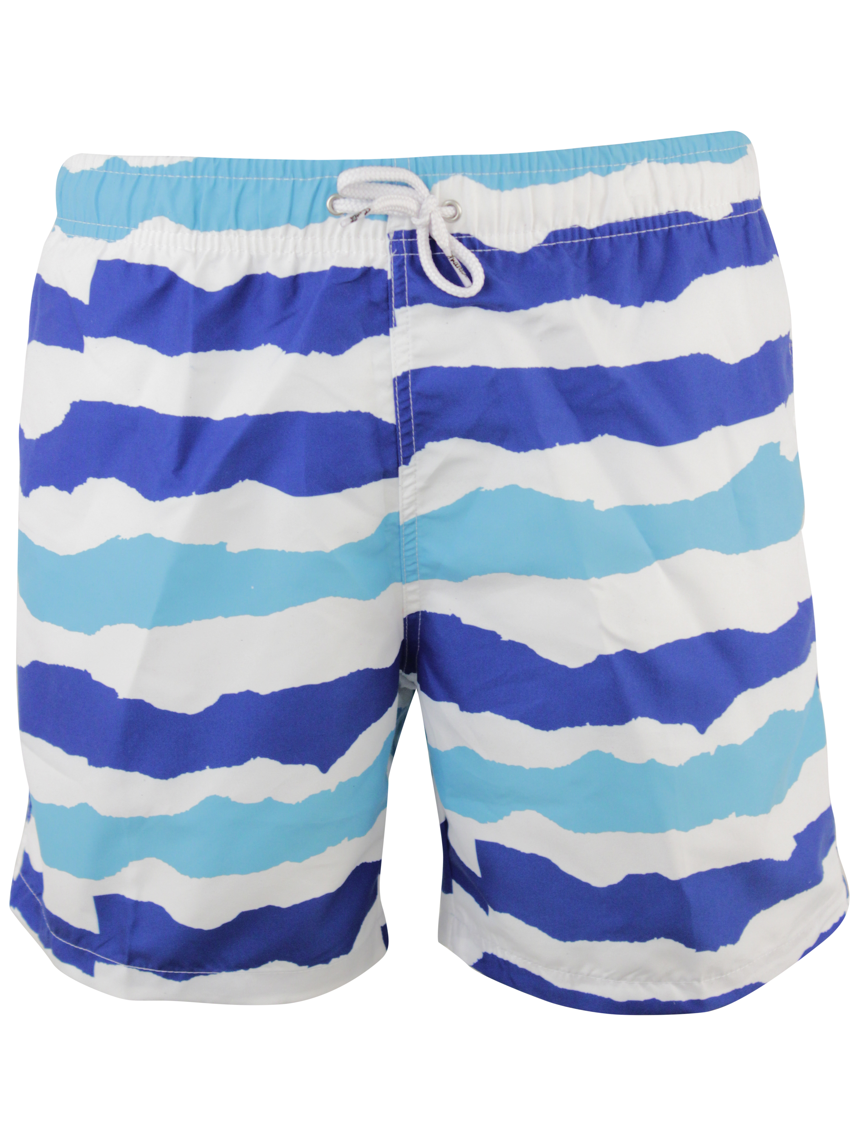 Buy Franks 'Medium Broken stripe' Shorts - Blue