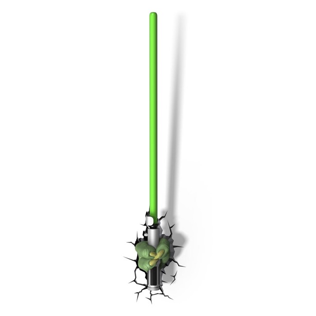 Star Wars 3D Wall Light - Yoda's Lightsaber