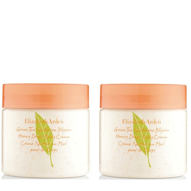 Elizabeth Arden - 2x Green Tea Nectarine Blossom Honey Drops  - Body Cream 500 ml