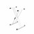 Gravity - KSX 2 -Dobbel 'X' Keyboard Stativ (White) thumbnail-1