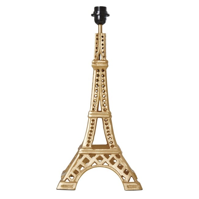 Rice - Metal Gold Table Lamp in Eiffel Tower Shape - Large