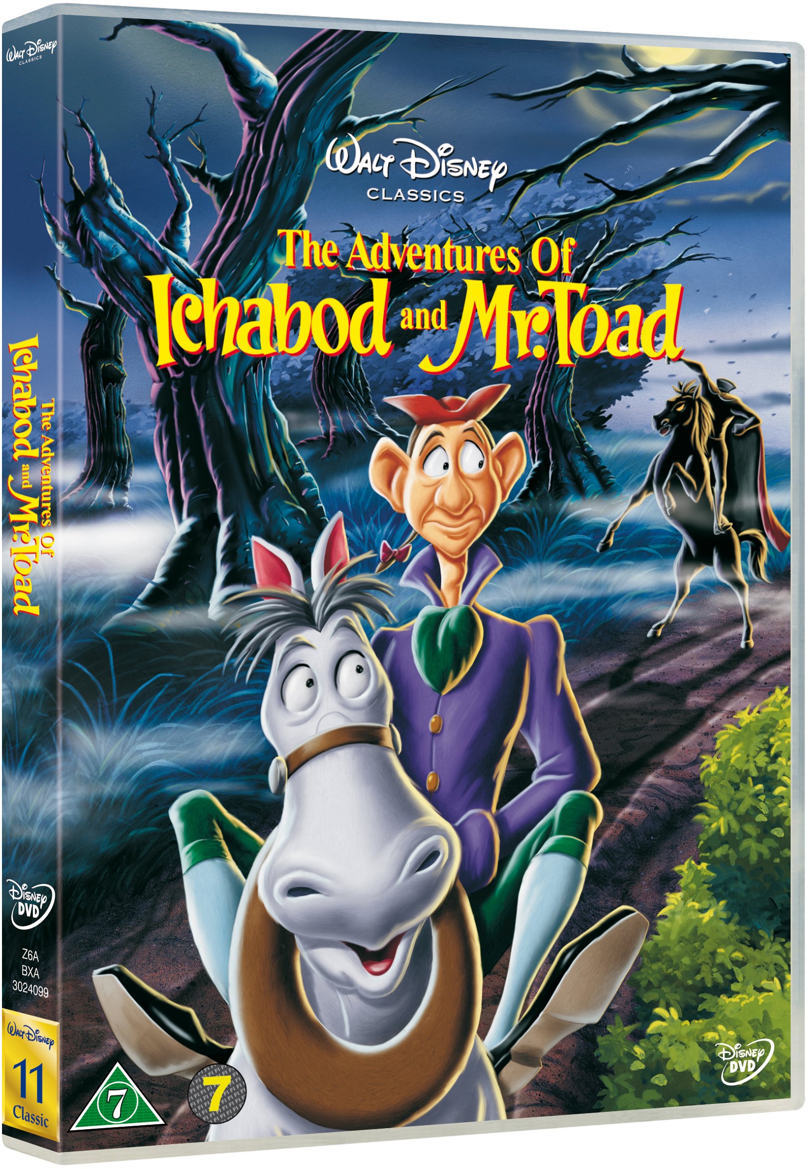 Disneys The Adventures Of Ichabod and Mr. Toad - DVD