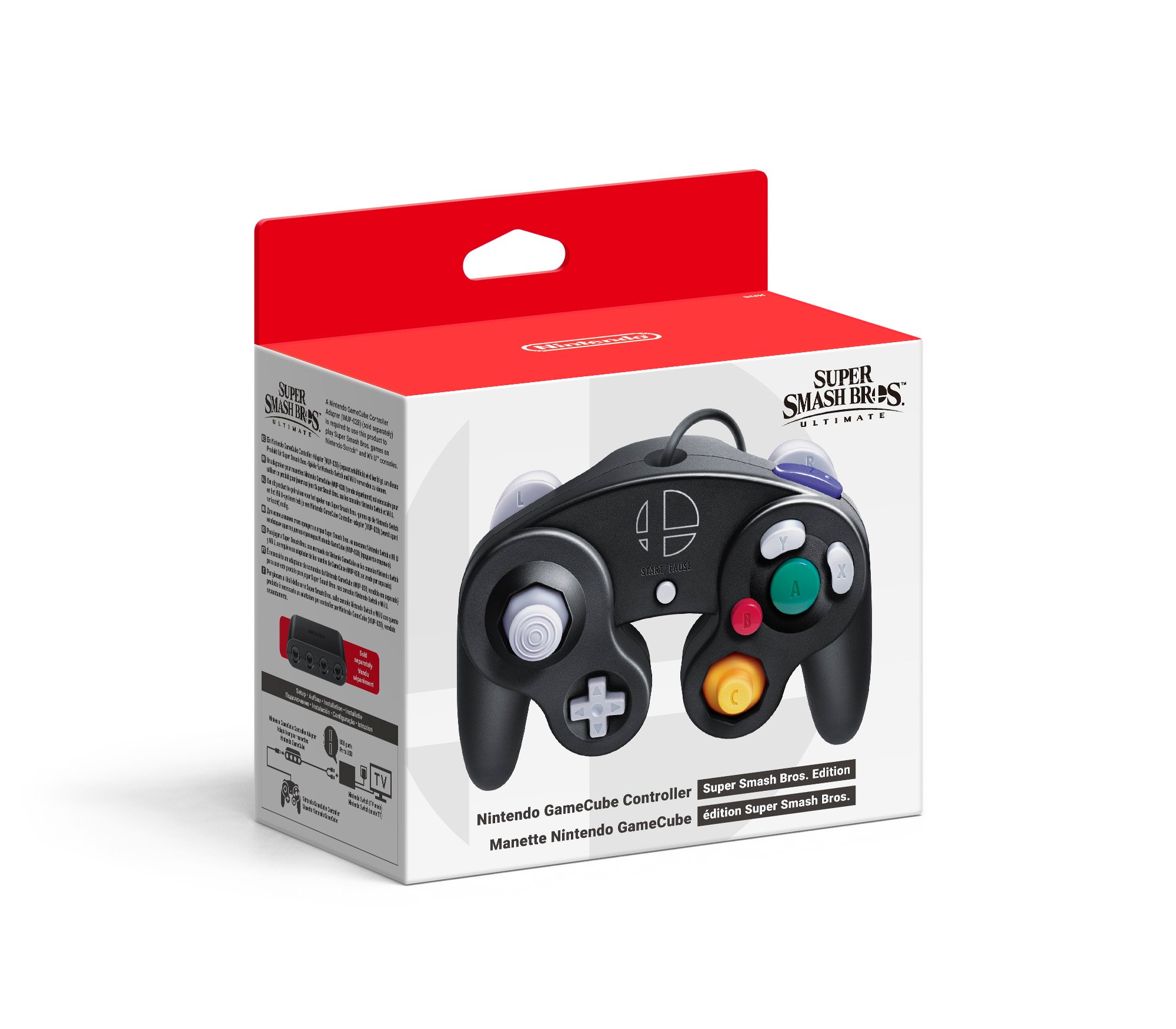 Buy Nintendo Switch GameCube Controller Super Smash Bros. Edition - Free  shipping