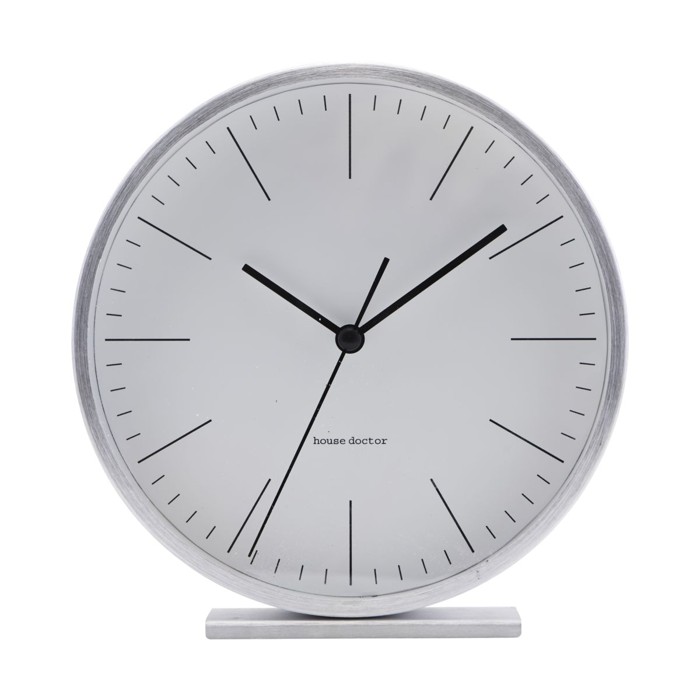 House Doctor - Hannah Table Clock - Silver (210490701)
