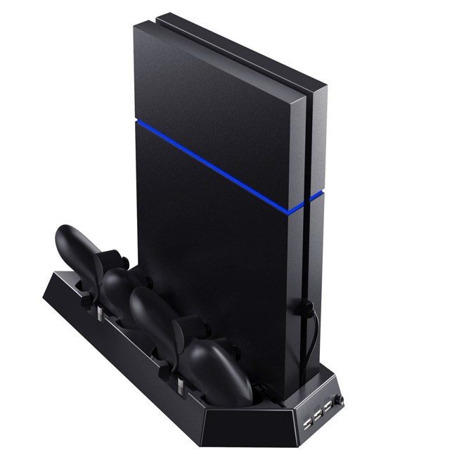 Indeca PS4 Pro Vertical Cool and Charge Stand with USB Hub (PS4)
