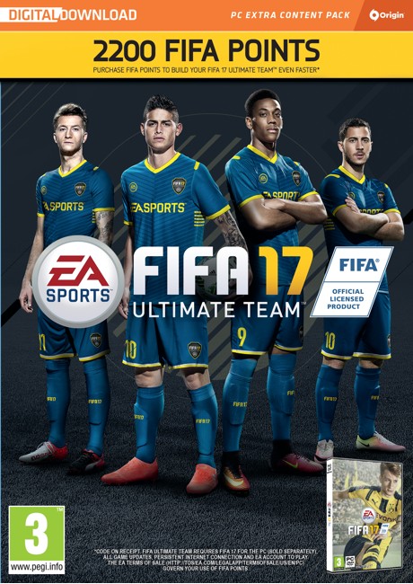FIFA 17 - 2200 FUT Points (Code via Email)