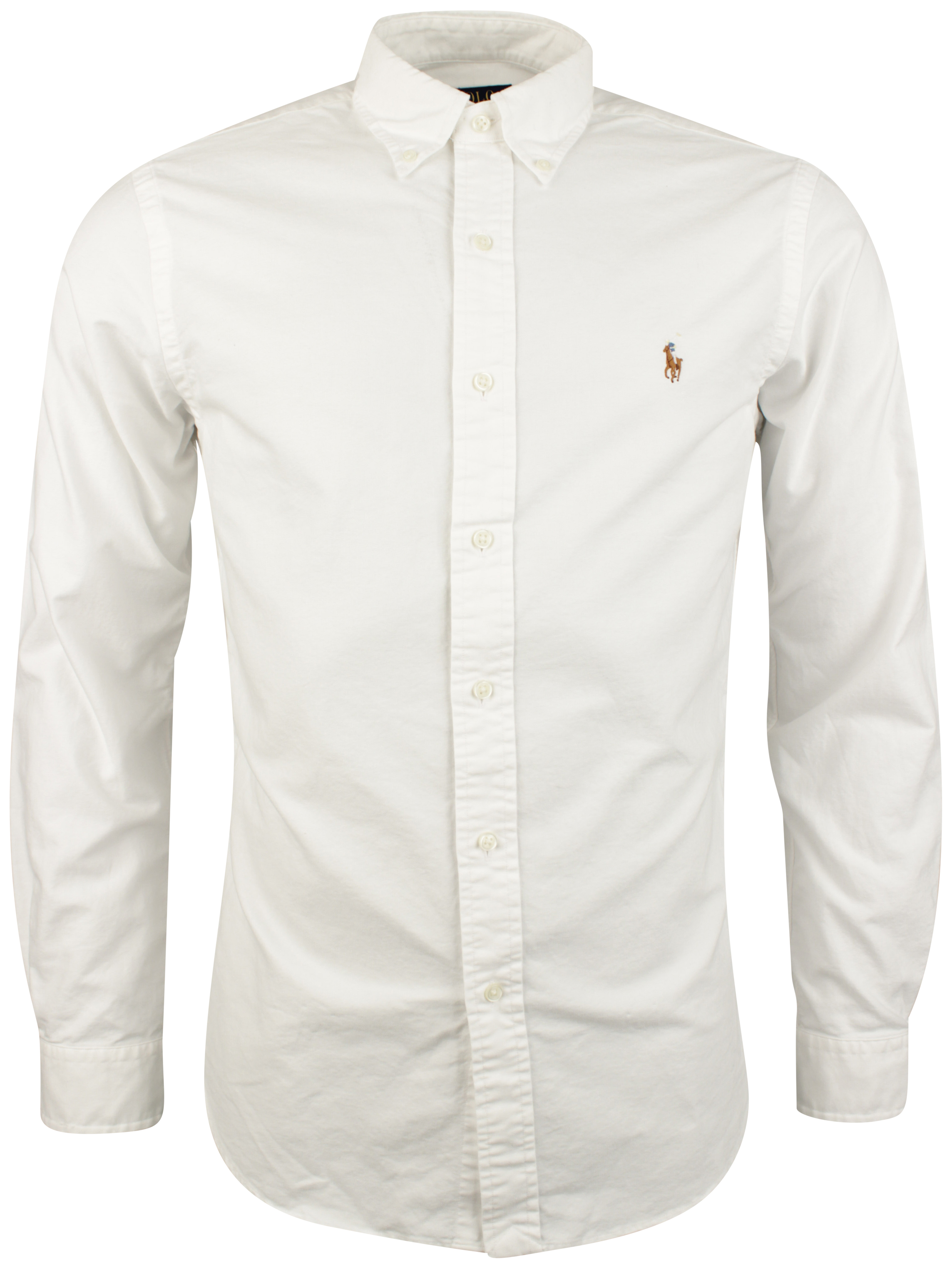 Køb Polo 'Oxford' Skjorte - Hvid