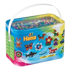 Hama Beads - Midi - 10.000 Beads in Bucket - Mix 69 (202-69)