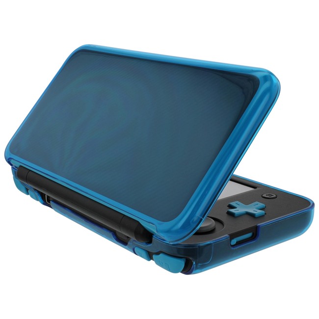 Case for 2DS XL Nintendo cover skin protective silicone flexi gel ZedLabz Blue