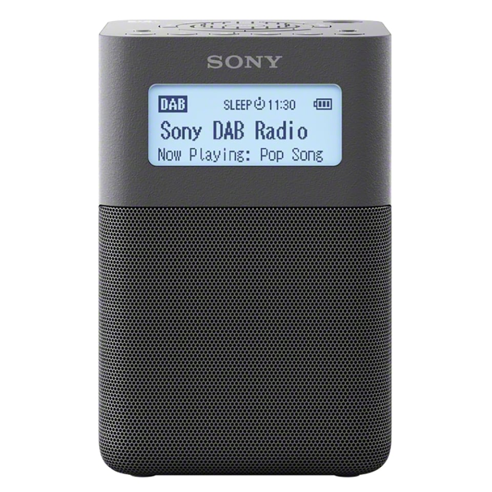 Sony - XDR-V20D Portable DAB/DAB+ Clock Radio Grey