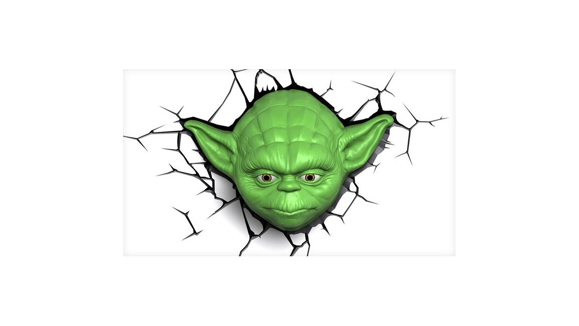 Star Wars 3D Wall Light - Yoda
