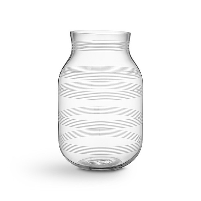 Kähler - Omaggio Glas Vase Stor - Klar