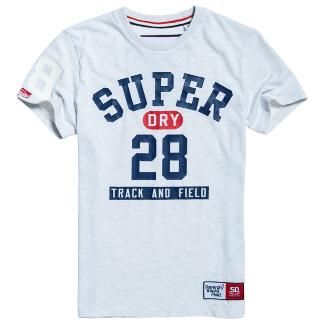 Superdry - Trackster S/S Ice Marl- T-shirt